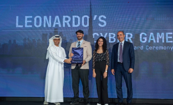 Leonardo’s Cyber Game Award Ceremony takes central stage at Expo 2022 Dubai. (Credit: Leonardo's)